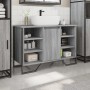 Armario lavabo baño madera ingeniería gris Sonoma 91x35x60 cm de , Muebles de baño - Ref: Foro24-848667, Precio: 88,63 €, Des...
