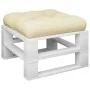 Cojín para sofá de palets tela crema 58x58x10 cm de , Cojines para sillas y sofás - Ref: Foro24-360902, Precio: 29,15 €, Desc...