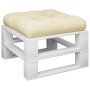 Cojín para sofá de palets tela crema 58x58x10 cm de , Cojines para sillas y sofás - Ref: Foro24-360902, Precio: 32,94 €, Desc...