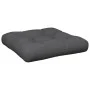Cojín para sofá de palets tela gris antracita 58x58x10 cm de , Cojines para sillas y sofás - Ref: Foro24-360900, Precio: 38,1...