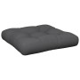Cojín para sofá de palets tela gris antracita 58x58x10 cm de , Cojines para sillas y sofás - Ref: Foro24-360900, Precio: 40,8...