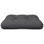 Cojín para sofá de palets tela gris antracita 58x58x10 cm de , Cojines para sillas y sofás - Ref: Foro24-360900, Precio: 40,8...