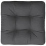 Cojín para sofá de palets tela gris antracita 58x58x10 cm de , Cojines para sillas y sofás - Ref: Foro24-360900, Precio: 38,1...