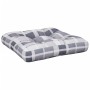 Cojín para sofá de palets tela cuadros gris 58x58x10 cm de , Cojines para sillas y sofás - Ref: Foro24-360914, Precio: 20,75 ...