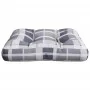 Cojín para sofá de palets tela cuadros gris 58x58x10 cm de , Cojines para sillas y sofás - Ref: Foro24-360914, Precio: 20,50 ...