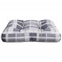Cojín para sofá de palets tela cuadros gris 58x58x10 cm de , Cojines para sillas y sofás - Ref: Foro24-360914, Precio: 20,75 ...