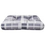 Cojín para sofá de palets tela cuadros gris 58x58x10 cm de , Cojines para sillas y sofás - Ref: Foro24-360914, Precio: 20,75 ...