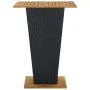 Mesa alta ratán sintético y madera de acacia negro 80x80x110 cm de vidaXL, Mesas de jardín - Ref: Foro24-313465, Precio: 222,...