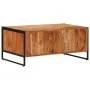 Mesa de centro madera maciza de acacia 90x55x40 cm de , Mesas de centro - Ref: Foro24-376047, Precio: 258,93 €, Descuento: %