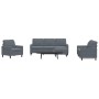 Juego de sofás con cojines 4 piezas terciopelo gris oscuro de , Sofás - Ref: Foro24-3278362, Precio: 664,69 €, Descuento: %