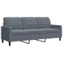 Juego de sofás con cojines 4 piezas terciopelo gris oscuro de , Sofás - Ref: Foro24-3278362, Precio: 622,94 €, Descuento: %
