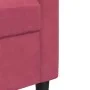 Three-piece velvet sofa set with red wine cushions by , Sofas - Ref: Foro24-3278405, Price: 516,46 €, Discount: %