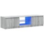 Mueble para TV con luces LED gris Sonoma 140x40x35,5 cm de vidaXL, Muebles TV - Ref: Foro24-822682, Precio: 100,44 €, Descuen...
