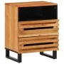 Mesita de noche madera maciza mango marrón 50x34x62 cm de , Mesitas de noche - Ref: Foro24-377488, Precio: 73,92 €, Descuento: %
