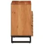 Mesita de noche madera maciza mango marrón 50x34x62 cm de , Mesitas de noche - Ref: Foro24-377488, Precio: 73,92 €, Descuento: %