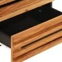 Mesita de noche madera maciza mango marrón 50x34x62 cm de , Mesitas de noche - Ref: Foro24-377488, Precio: 73,92 €, Descuento: %