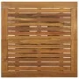 Mesa alta ratán sintético y madera de acacia gris 80x80x110 cm de vidaXL, Mesas de jardín - Ref: Foro24-313466, Precio: 225,1...