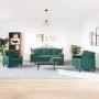 Sofagarnitur mit 4 Teilen, dunkelgrünes Samt und Kissen. von , Sofas - Ref: Foro24-3278383, Preis: 798,67 €, Rabatt: %