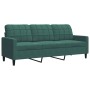Juego de sofás con cojines 4 piezas terciopelo verde oscuro de , Sofás - Ref: Foro24-3278383, Precio: 813,87 €, Descuento: %