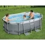 Bestway Oval Above Ground Pool Power Steel 305x200x84 cm by Bestway, Swimming pools - Ref: Foro24-92857, Price: 395,11 €, Dis...