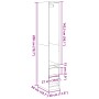 Armario de madera de ingeniería blanco 30x50x200 cm de , Armarios roperos - Ref: Foro24-3307738, Precio: 139,84 €, Descuento: %