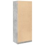 Armario de madera de ingeniería gris hormigón 80x50x200 cm de , Armarios roperos - Ref: Foro24-3307759, Precio: 154,25 €, Des...