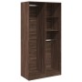 Armario madera contrachapada color roble marrón 100x50x200 cm de , Armarios roperos - Ref: Foro24-3307771, Precio: 166,87 €, ...