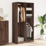 Armario madera contrachapada color roble marrón 100x50x200 cm de , Armarios roperos - Ref: Foro24-3307771, Precio: 166,87 €, ...