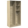 Armario madera contrachapada color roble Sonoma 100x50x200 cm de , Armarios roperos - Ref: Foro24-3307767, Precio: 178,63 €, ...