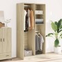 Armario madera contrachapada color roble Sonoma 100x50x200 cm de , Armarios roperos - Ref: Foro24-3307767, Precio: 178,63 €, ...