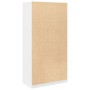 Armario de madera contrachapada blanco 100x50x200 cm de , Armarios roperos - Ref: Foro24-3307765, Precio: 172,38 €, Descuento: %