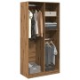 Armario de madera de ingeniería roble artesanal 100x50x200 cm de , Armarios roperos - Ref: Foro24-3307773, Precio: 152,58 €, ...