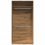Armario de madera de ingeniería roble artesanal 100x50x200 cm de , Armarios roperos - Ref: Foro24-3307809, Precio: 164,95 €, ...