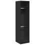 Armario de madera contrachapada negro 50x50x200 cm de , Armarios roperos - Ref: Foro24-3307784, Precio: 150,86 €, Descuento: %