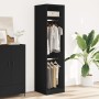 Armario de madera contrachapada negro 50x50x200 cm de , Armarios roperos - Ref: Foro24-3307784, Precio: 150,86 €, Descuento: %