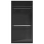 Armario de madera contrachapada negro 100x50x200 cm de , Armarios roperos - Ref: Foro24-3307802, Precio: 195,15 €, Descuento: %