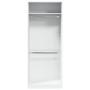 Armario de madera de ingeniería blanco 80x50x200 cm de , Armarios roperos - Ref: Foro24-3307792, Precio: 166,35 €, Descuento: %