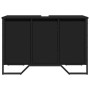 Armario de lavabo de baño madera ingeniería negro 91x35x60 cm de , Muebles de baño - Ref: Foro24-848659, Precio: 123,03 €, De...