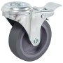 Ruedas giratorias con agujero pasador 24 unidades 75 mm de , Manipulación de materiales - Ref: Foro24-277859, Precio: 96,67 €...