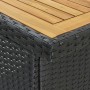 Set de mesa y sillas de bar jardín 3 pzas ratán sintético negro de vidaXL, muebles para cocinas y comedores - Ref: Foro24-313...