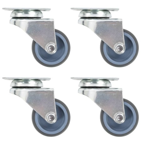 Ruedas dobles giratorias 4 unidades 50 mm de , Manipulación de materiales - Ref: Foro24-143437, Precio: 17,01 €, Descuento: %