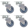 Ruedas dobles giratorias 4 unidades 50 mm de , Manipulación de materiales - Ref: Foro24-143437, Precio: 17,01 €, Descuento: %