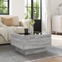 Mesa de centro y LED madera ingeniería gris Sonoma 50x50x30 cm de , Mesas de centro - Ref: Foro24-847509, Precio: 107,91 €, D...