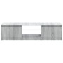 Mueble para TV con luces LED gris Sonoma 140x40x35,5 cm de vidaXL, Muebles TV - Ref: Foro24-822682, Precio: 100,44 €, Descuen...