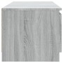 Mueble para TV con luces LED gris Sonoma 140x40x35,5 cm de vidaXL, Muebles TV - Ref: Foro24-822682, Precio: 100,44 €, Descuen...