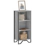 Estantería de madera de ingeniería gris Sonoma 50x31x106 cm de , Librerías y estanterías - Ref: Foro24-848607, Precio: 50,55 ...