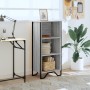 Estantería de madera de ingeniería gris Sonoma 50x31x106 cm de , Librerías y estanterías - Ref: Foro24-848607, Precio: 50,55 ...
