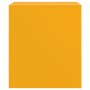Mesita de noche acero amarillo mostaza 34,5x39x44 cm de , Mesitas de noche - Ref: Foro24-841757, Precio: 49,42 €, Descuento: %