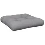 Cojín para sofá de palets tela gris 58x58x10 cm de , Cojines para sillas y sofás - Ref: Foro24-360901, Precio: 26,92 €, Descu...
