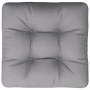 Cojín para sofá de palets tela gris 58x58x10 cm de , Cojines para sillas y sofás - Ref: Foro24-360901, Precio: 26,92 €, Descu...